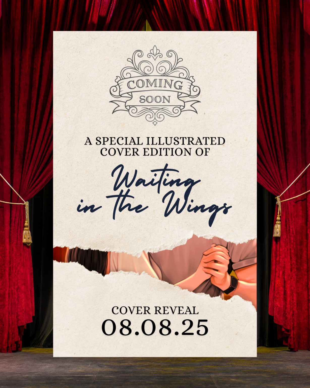 Waiting in the Wings is having a special illustrated cover! – Tara ...